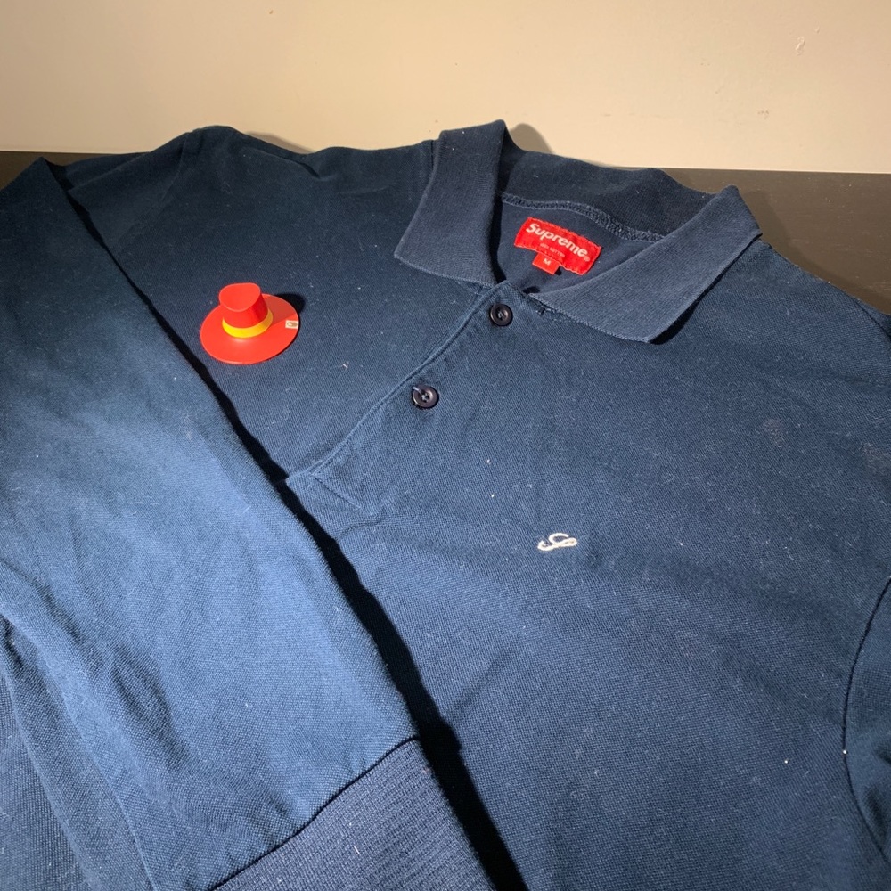 Supreme Long Sleeve Polo Shirt